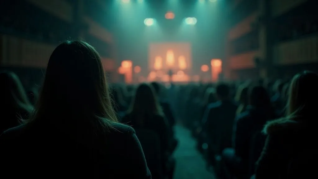 A diverse group of people enjoying various forms of entertainment