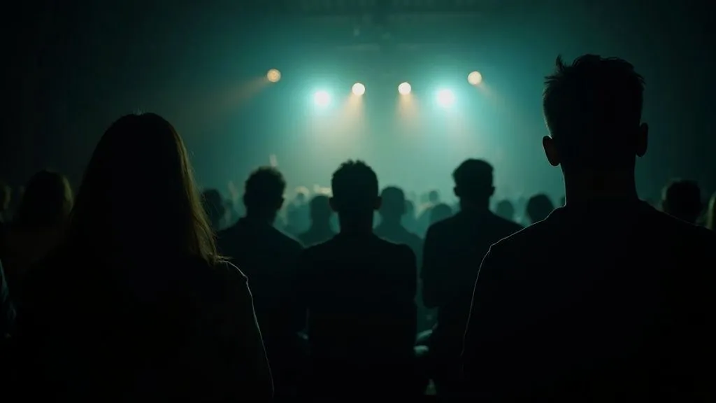 A vibrant scene showcasing diverse entertainment options